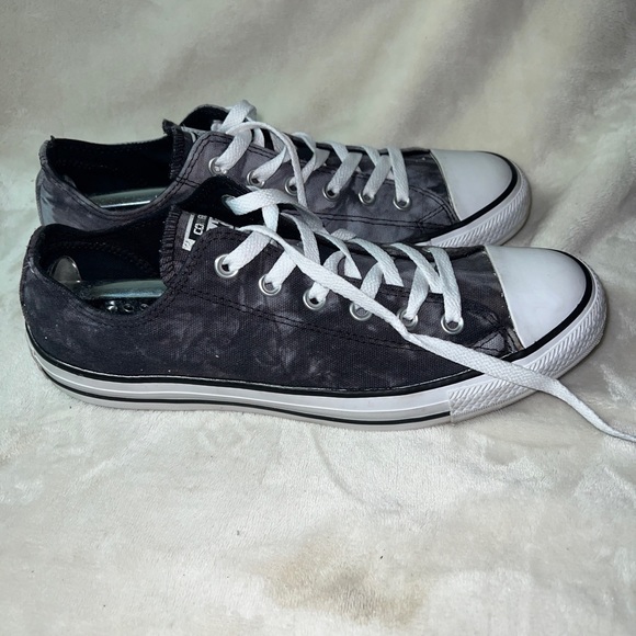 Converse Unisex-Adult Chuck Taylor All Star Gray Tie Dye Ox Trainers Size M8 W10 - Picture 3 of 8